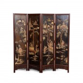 CHINESE FOUR PANEL ROSEWOOD SC