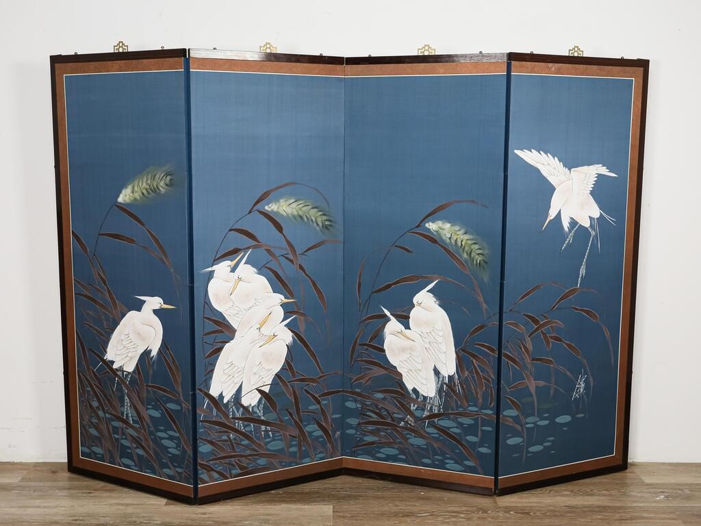 CHINESE FOUR PANEL SCREENChinese