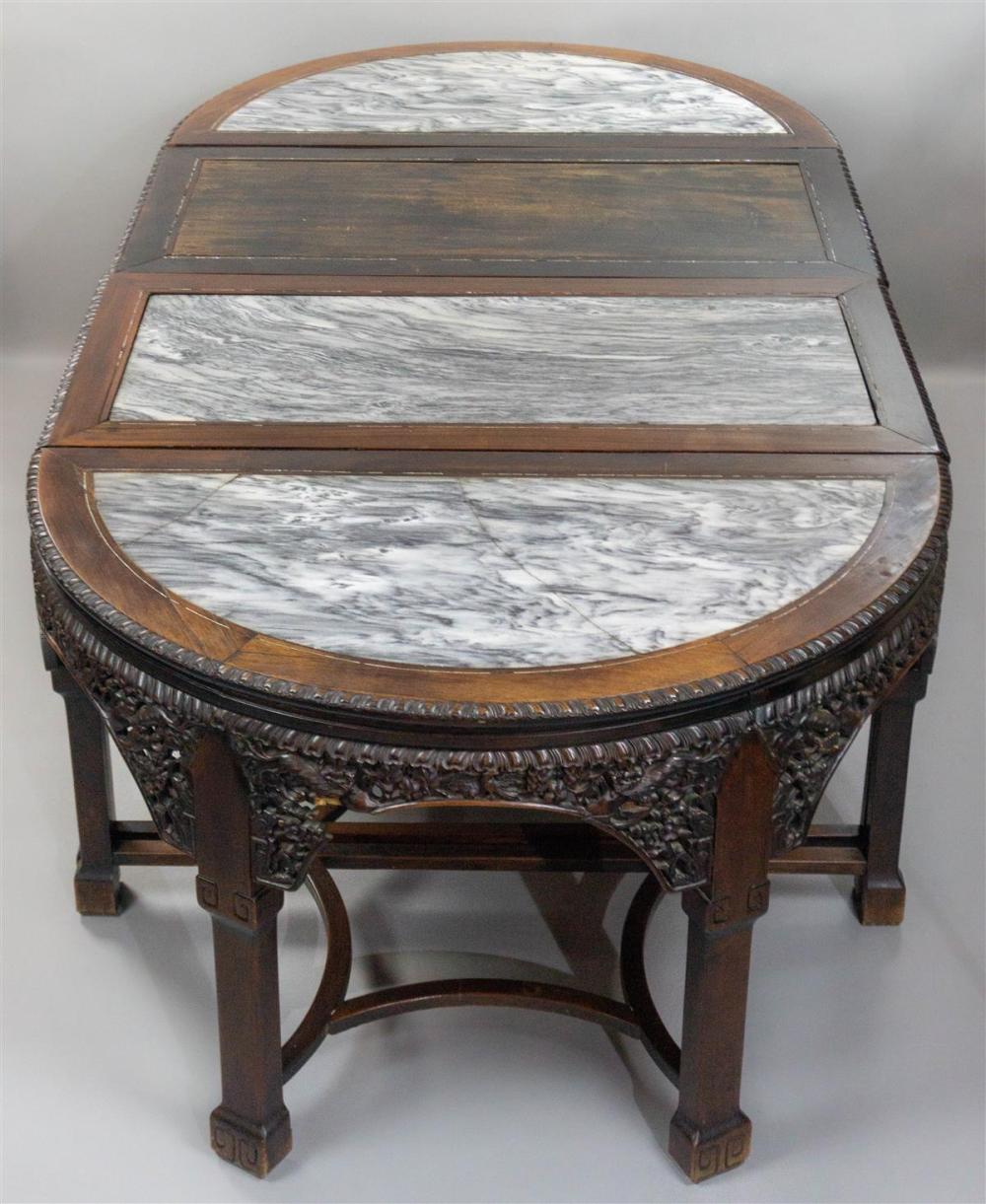 CHINESE FOUR-PART HARDWOOD MOTHER