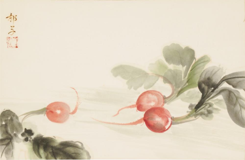 CHINESE FRAMED ALBUM LEAF OF