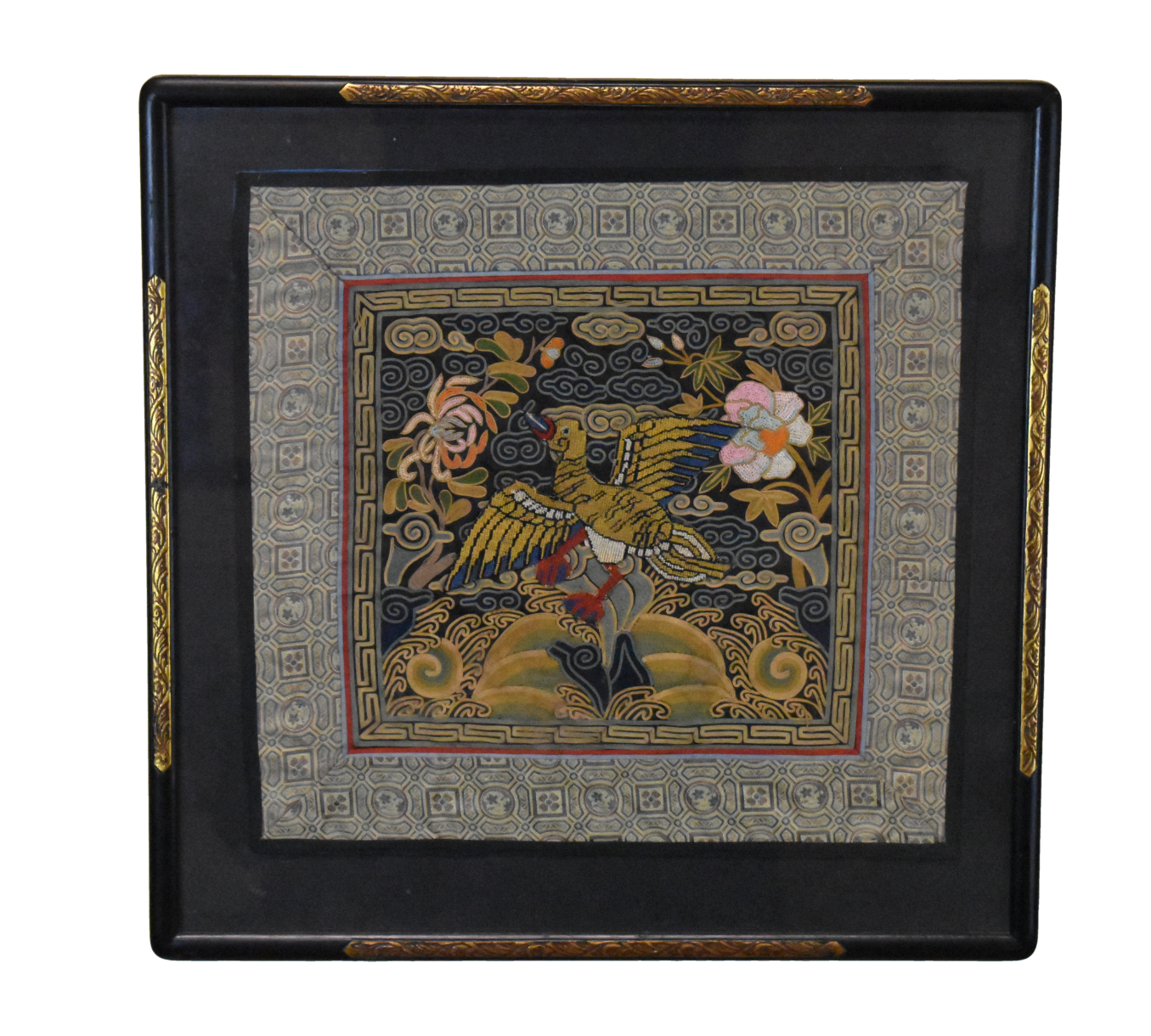 CHINESE FRAMED EMBRODEIRY BUZI,