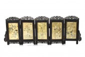 CHINESE FRAMED EMBROIDERY TABL