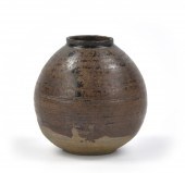 CHINESE FUJIAN BROWN GLAZED JA
