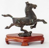CHINESE GALLOPING HORSE PATINA