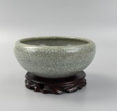 CHINESE 'GE' GLAZED WASHER, 19