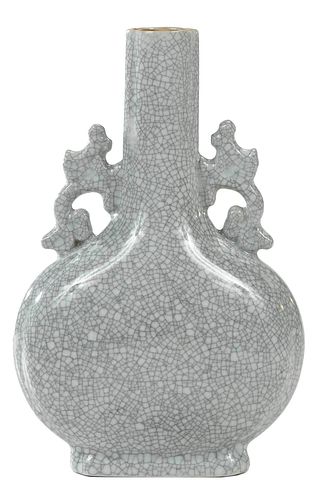 CHINESE GE TYPE PORCELAIN VASE WITH