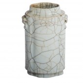 CHINESE GE YAO CRACKLE GLAZE L