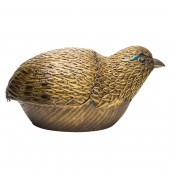 CHINESE GILT AND ENAMELED SILV