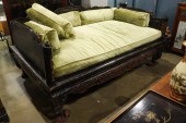 CHINESE GILT AND LACQUERED DAY