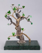 CHINESE GILT AND SILVER METAL