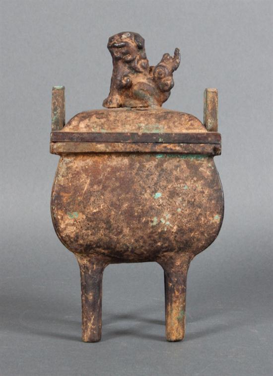 Chinese gilt-bronze censer in the