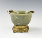 CHINESE GILT-BRONZE MOUNTED JA