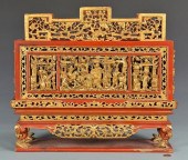 CHINESE GILT CARVED ALTAR OR S