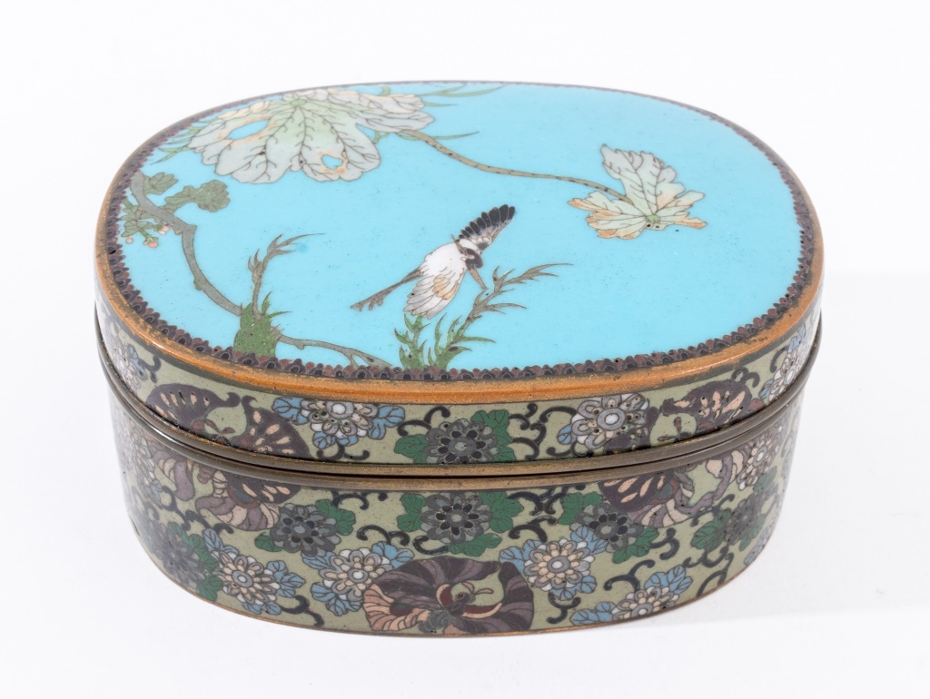 CHINESE GILT COPPER CLOISONNE
