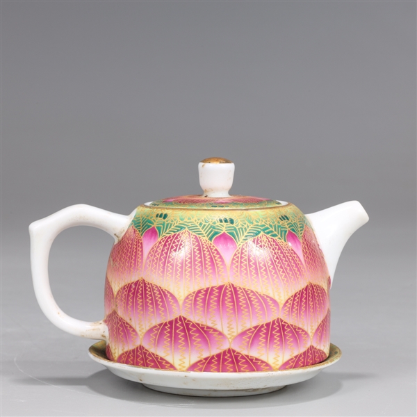 Chinese gilt covered porcelain