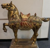 CHINESE GILT DECORATED, RED, G