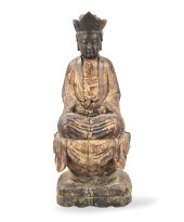 CHINESE GILT LACQUERED WOODEN