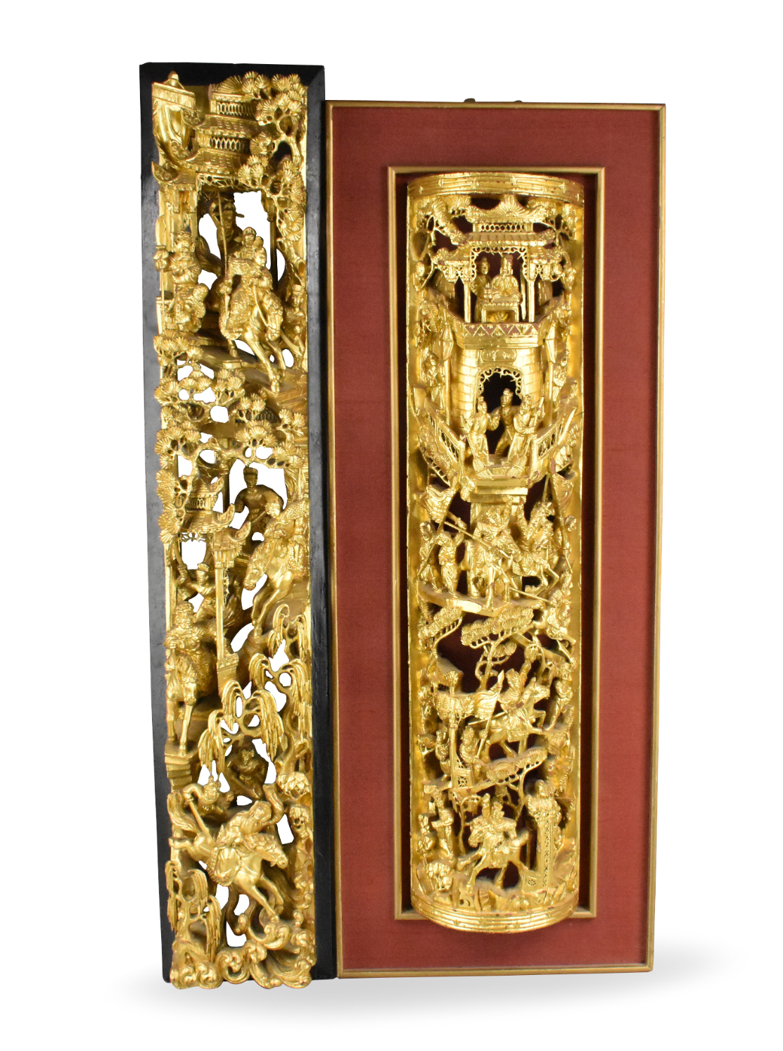 CHINESE GILT LACQUERED WOODEN FRAME