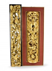 CHINESE GILT LACQUERED WOODEN