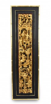 CHINESE GILT LACQUERED WOODEN
