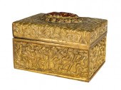 CHINESE GILT METAL BOXChinese