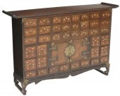 CHINESE GILT-METAL MOUNTED APO