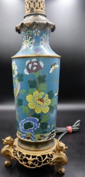 CHINESE GILT METAL MOUNTED CLO