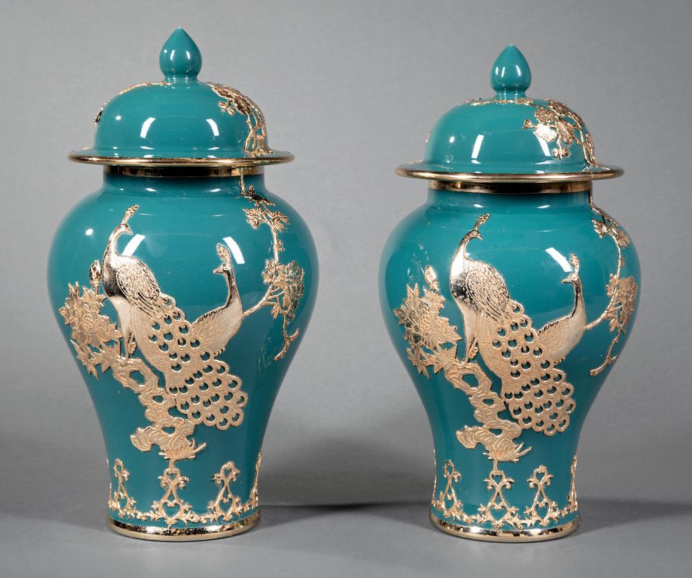 CHINESE GILT METAL-MOUNTED
