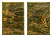 CHINESE GILT PAINTED SPINACH J