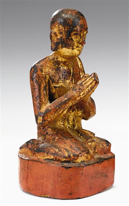 Chinese giltwood and lacquered