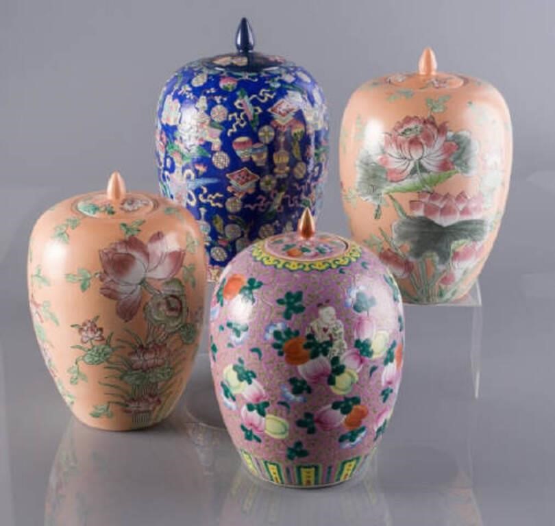 CHINESE GINGER JARSa. A pair of