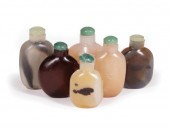 CHINESE GLASS IMITATING AGATE