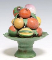 CHINESE GLAZED CERAMIC ALTAR F