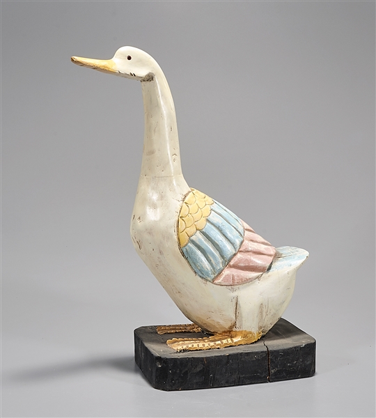 Chinese glazed ceramic duck; 19
