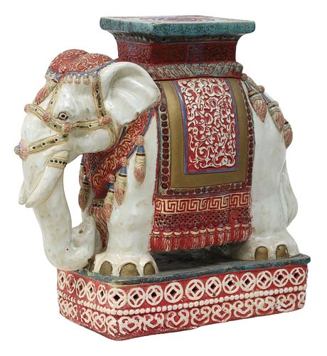CHINESE GLAZED-CERAMIC