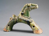 CHINESE GLAZED CERAMIC FIGURE