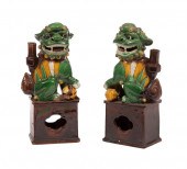 CHINESE GLAZED PORCELAIN JOSS
