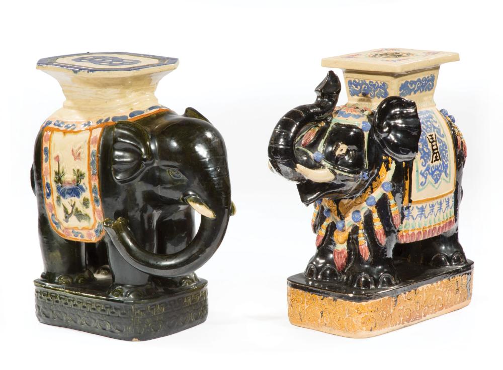 CHINESE GLAZED POTTERY GARDEN