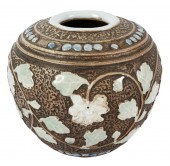 CHINESE GLAZED POTTERY JARunma
