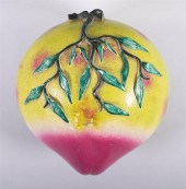 CHINESE GLAZED POTTERY LARGE '