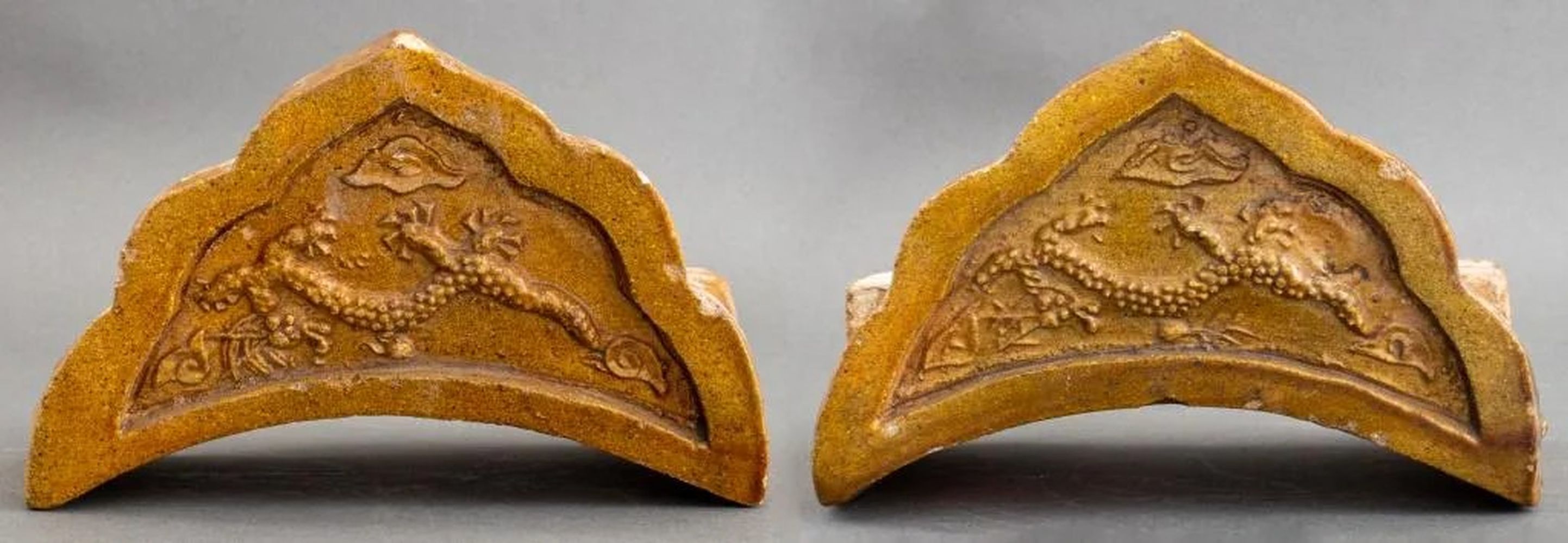 CHINESE GLAZED STONEWARE ROOF