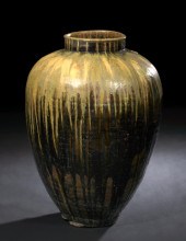 Chinese Glazed Stoneware Stora