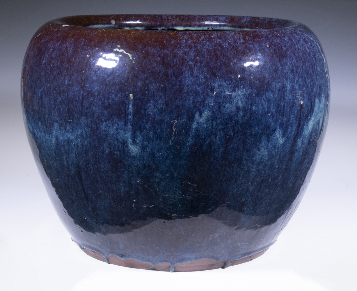 CHINESE GLAZED TERRACOTTA PLANTER