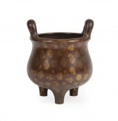 CHINESE GOLD-SPLASHED PATINATE