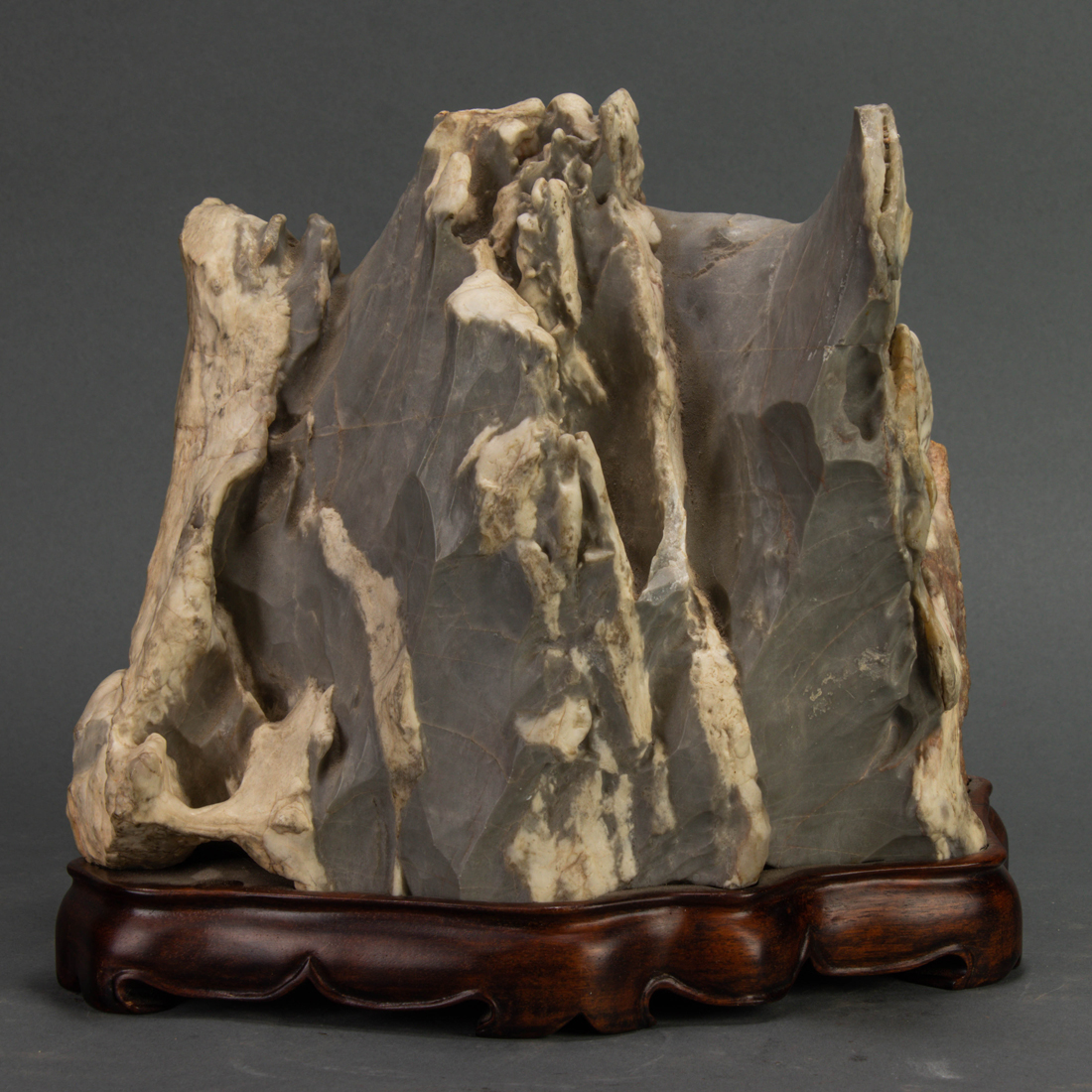 CHINESE GRAY AND BEIGE LIMESTONE