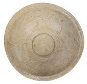 CHINESE GRAYWARE POTTERY BOWLd