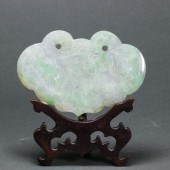 CHINESE GREEN AND LAVENDAR JAD