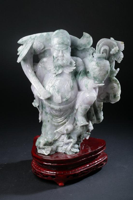 CHINESE GREEN AND LAVENDER