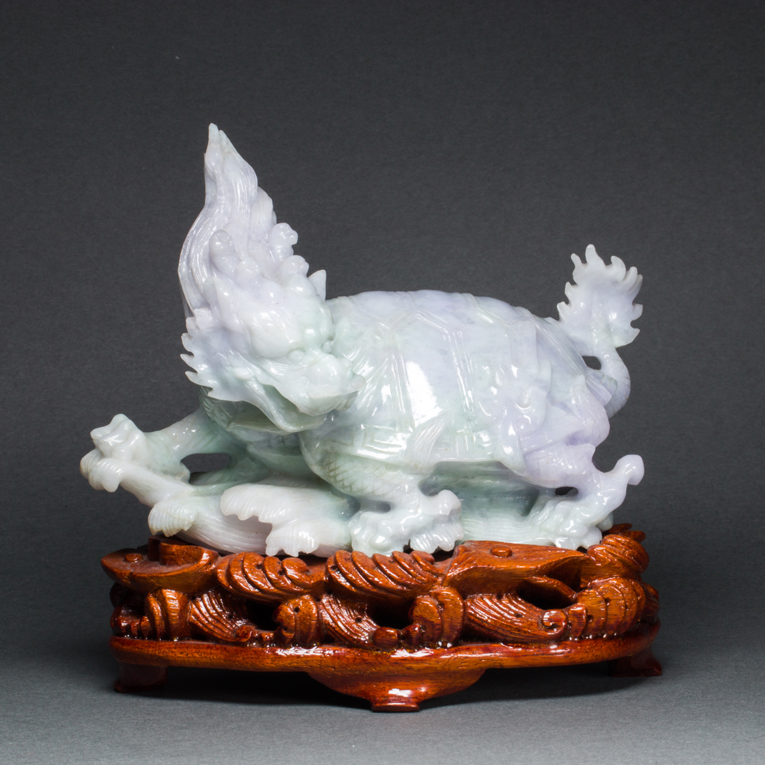 CHINESE GREEN AND LAVENDER