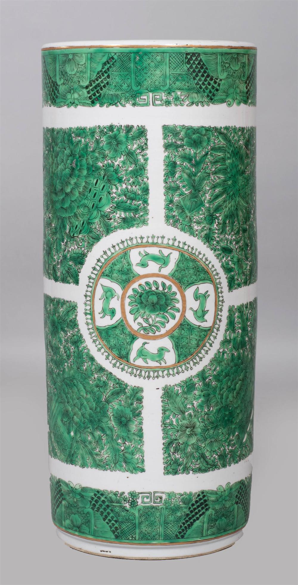 CHINESE GREEN AND POLYCHROME